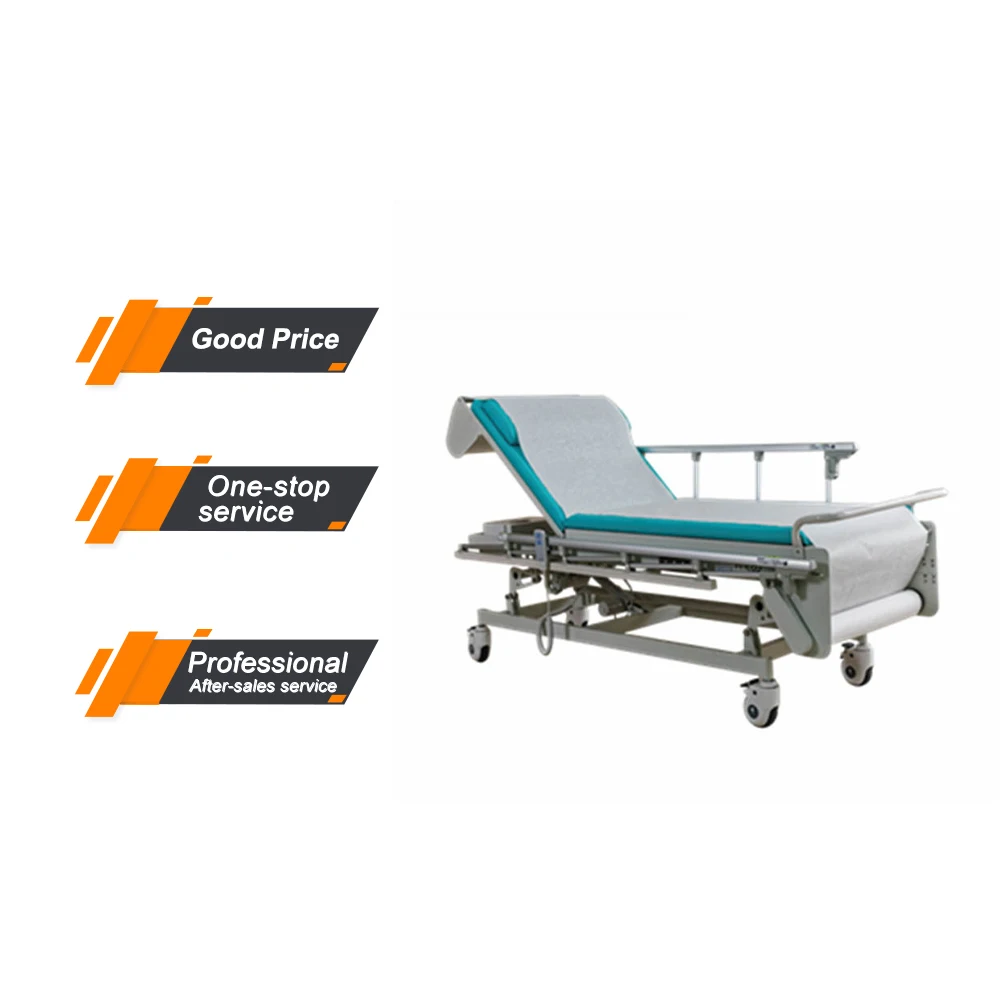 MY-R025A Electric lift examination bed Medical nursing bed stainless steel hospital bed