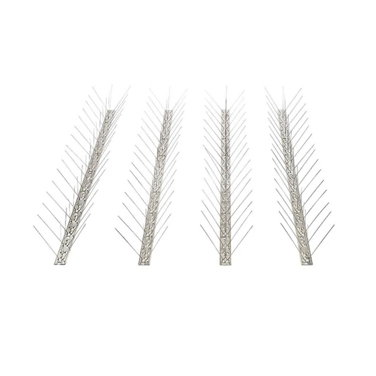 2024 Wholesale of direct sales hot sale pest control bird trap stainless steel thorn metal anti perching bird spikes for birds