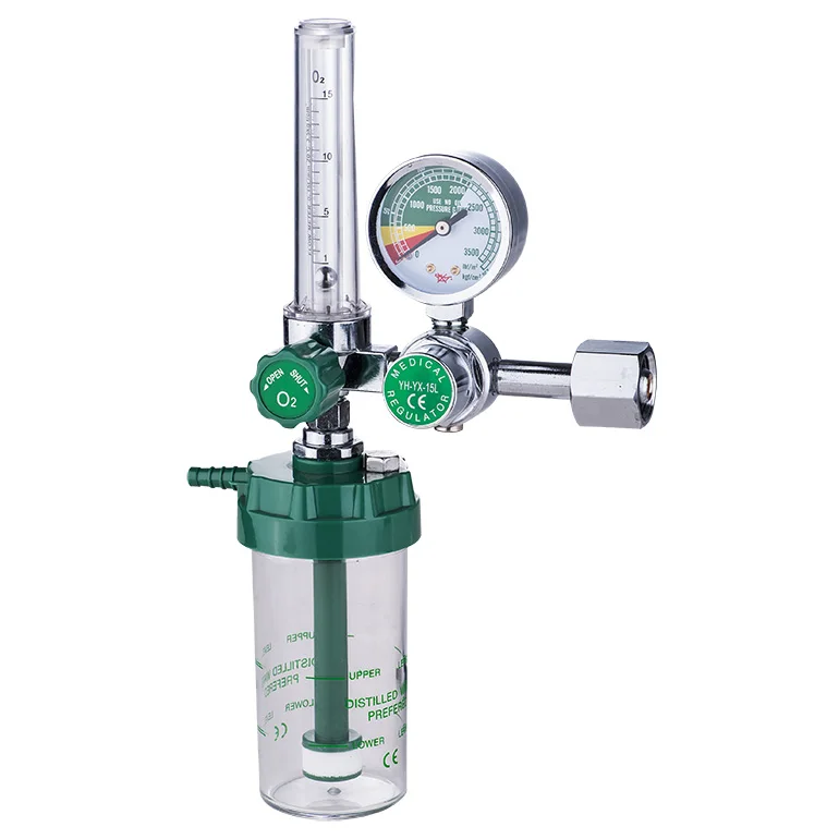 2023 year best cga 870 cga 540 type medical oxygen valve gas pressure regulator with flow meter