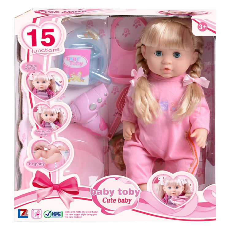 17 Inch IC Doll Set girl birthday best present pretend play doll toys set with  accessories