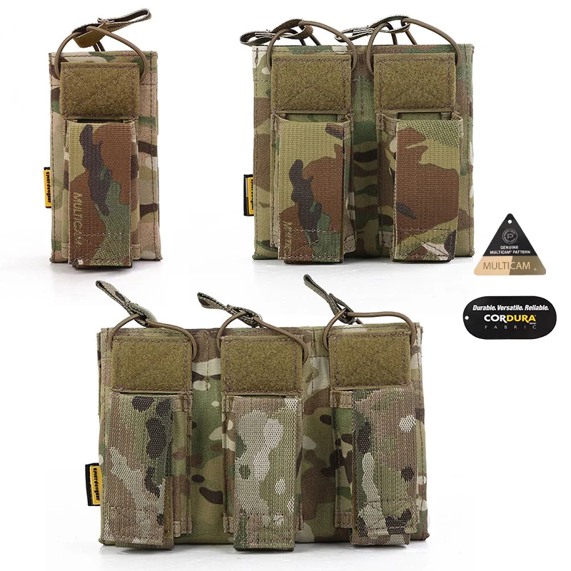 Emersongear 500D Cordura нейлоновый Одноместный Двойной тройной серии тактический боевой магазин мешочек для мультикама