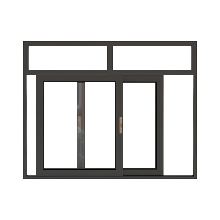 Residential pvc waterproof sound insulation sliding window double glazing can be customized