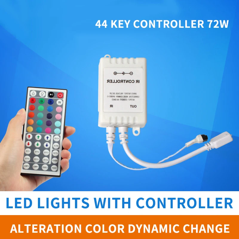 
Good Quality factory price IR RGB 72W remote controller for led strip 