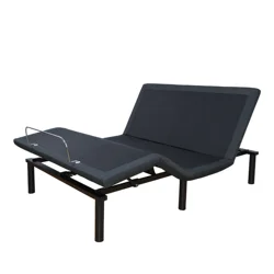 Rondure RKDM2 Black Queen Size Okin Motor Electric Adjustable Bed Zero Clearance Head Up Zero Gravity Electric Adjustable Frame