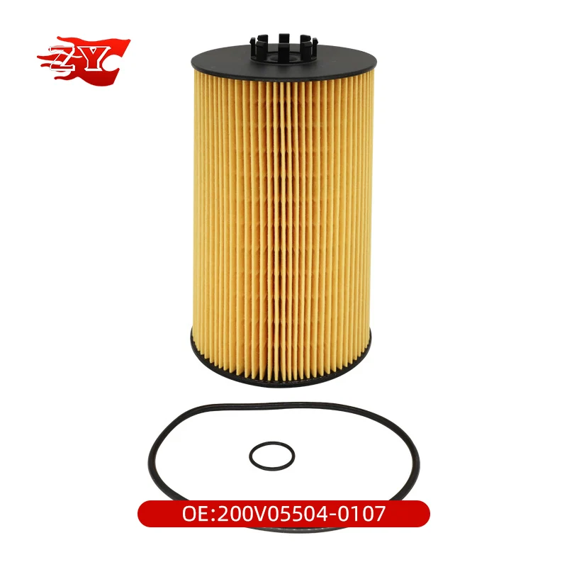 ZYC AUTO Part Car FILTER 200V05504-0107 Custom Logo Private Label Car Engine Oil Filter For MAN NEOPLAN