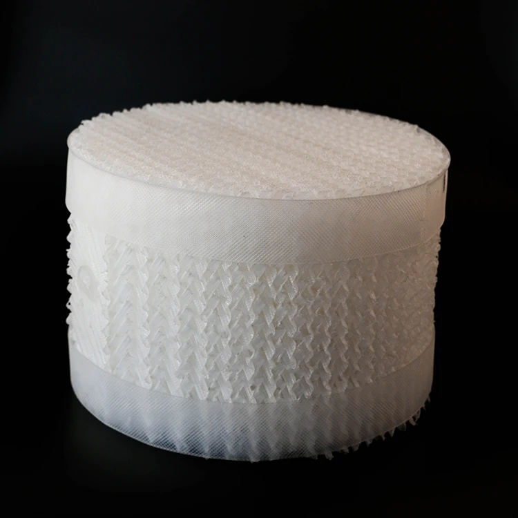 Heat Resistance PP 125Y Plastic Corrugated Plate Structured Packing For Distillation Tower