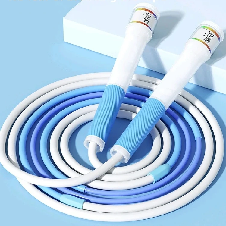 Workout digital smart count exercise machine chinese children cable Soft skipping Pvc Jump Rope for Kids