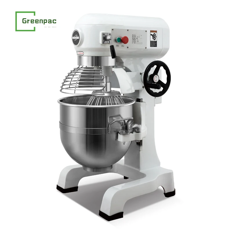 Commercial Baking Equipment Spiral Dough Mixer Machinery 20L /3kg Flour Cake Milk Mixer Dough Kneading Machine For Bakery