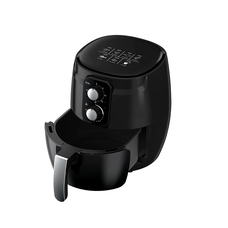 China Ningbo Electric Grill Air Fryer 3.6L Plastic Housing Non Stick Liner Oil Free Household Air Fryers