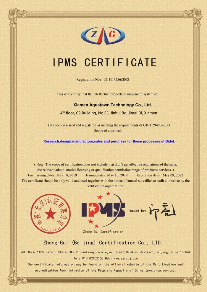 
 Левостороннее биде для холодной воды для сиденья унитаза  