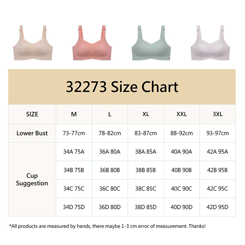 Wholesale 34 36 38 40 42 BCD Cup Wireless High Quality Jelly Glued Maternity Comfort Healthy Removable Silicone Pad Nursing Bra
