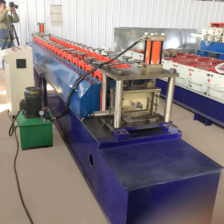 
Light steel main channel making iron door frame forming machinery 