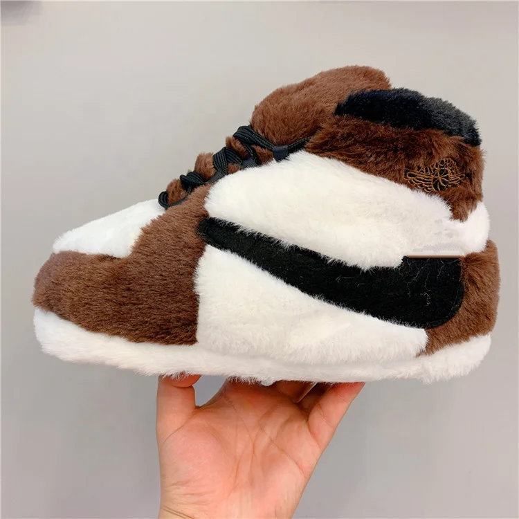 Factory wholesale funny slippers fashion home casual Aj custom slippers for women