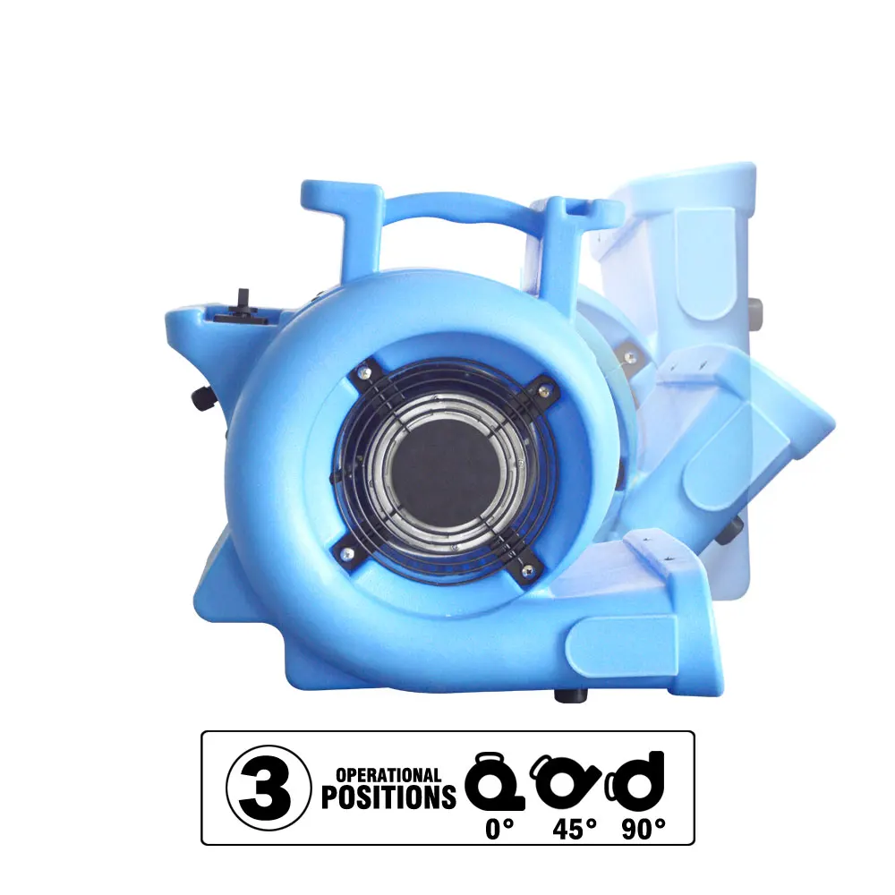 3/4HP max centrifugal low profile commercial CE ETL SAA approved air mover and carpet dryer with socket cleaning and restoration