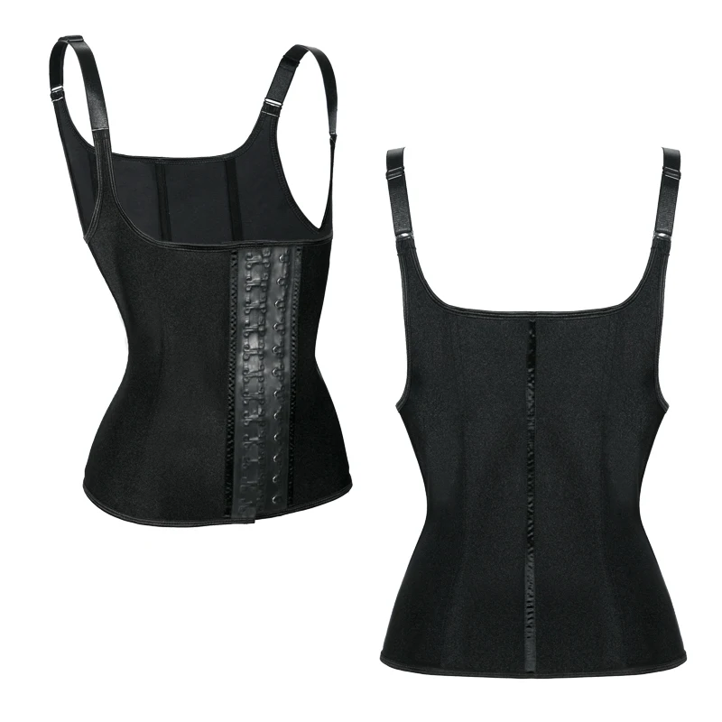 Bust Tank Top Tummy Control Vest Waist Slimming Shapers Tummy Shapewear Open Bust Latex Waist trainer