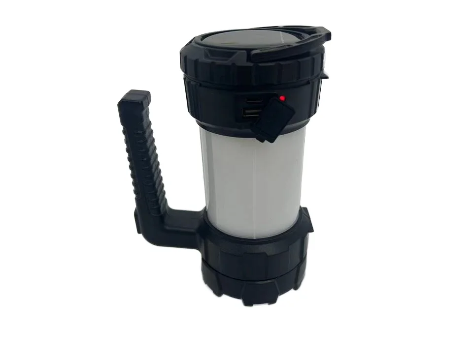 Super Bright Rechargeable Solar Camping Lantern with 4 Light Modes Waterproof Emergency Flashlight & Torch