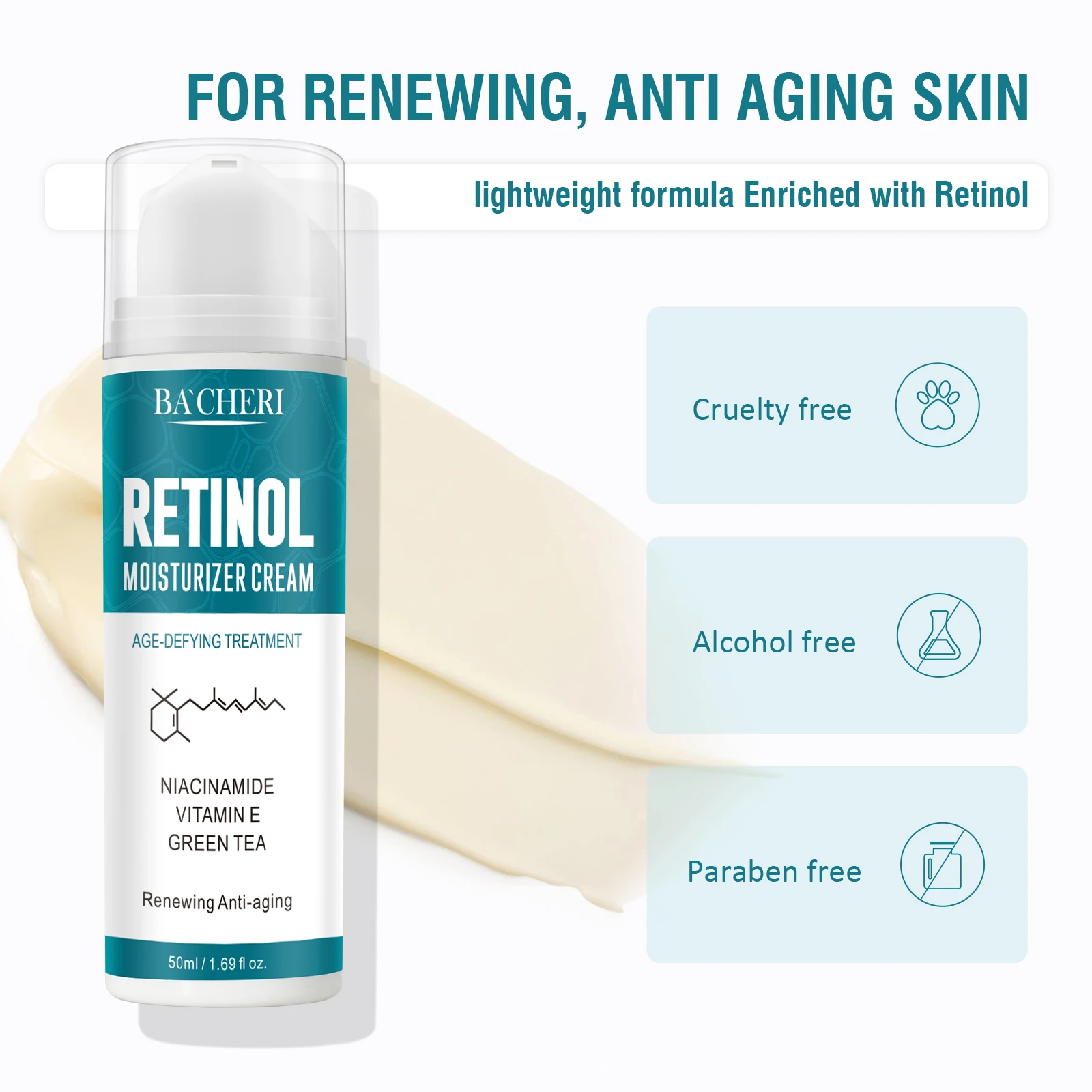 Kangrong Private Label Skin Care Night Cream Wrinkles Removal Best Anti Aging Moisturizer Antiaging Retinol Face Lotion