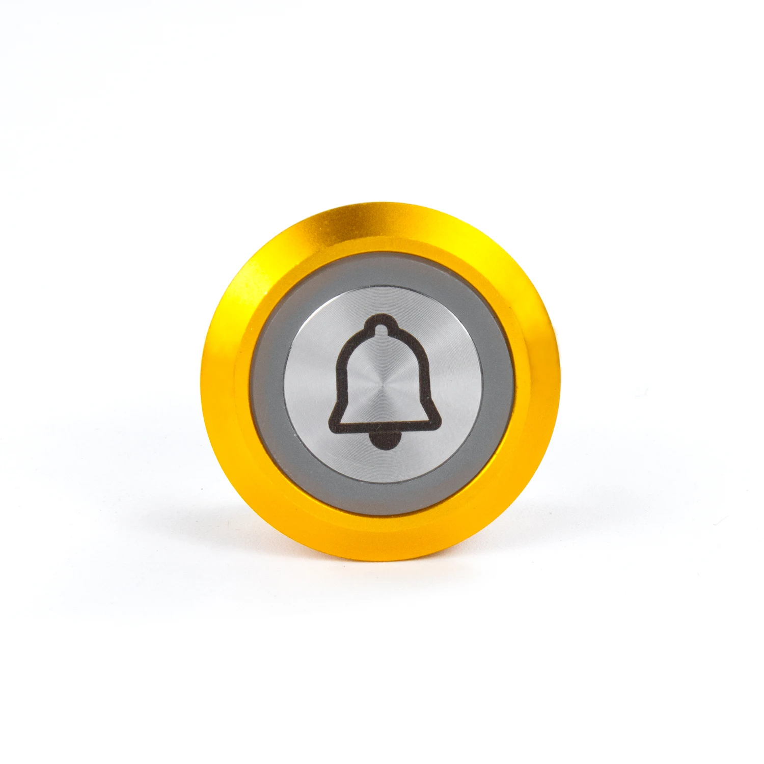Short Type 22mm Illuminated Momentary Ring Light 12-24V  Led 1no Elevator Micro stroke  Metal 4 Pin Push Button Switch