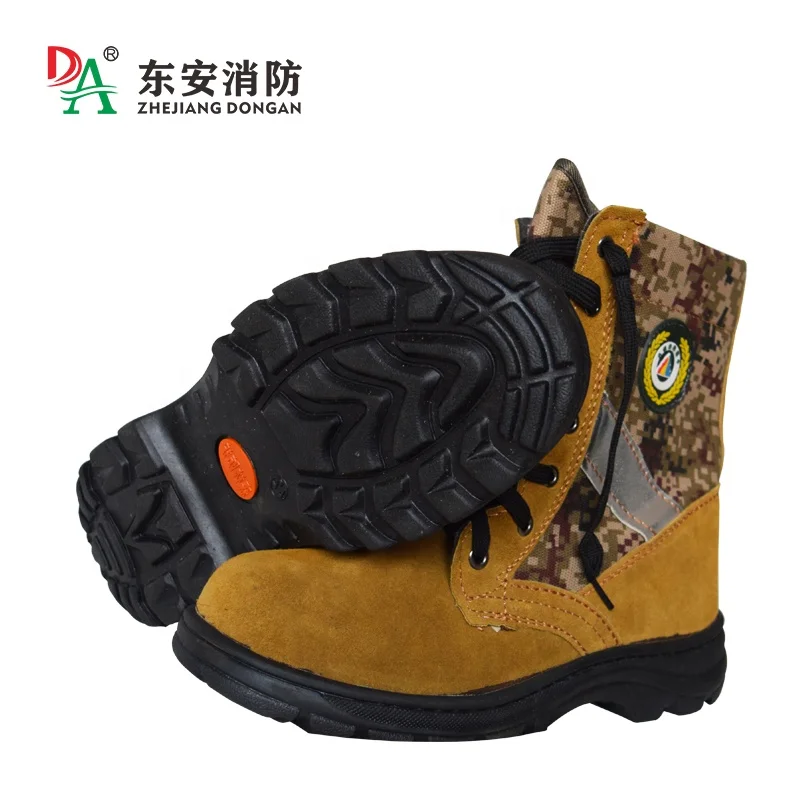 High quality  anti-smash and anti-puncture spot Fire-proof shoes forest