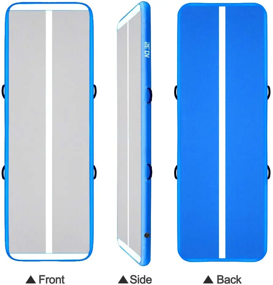 Inflatable Tumbling Gym Mat Air Cushion With Electric Air Pump And Carry Bag for Home Taekwondo Outdoor