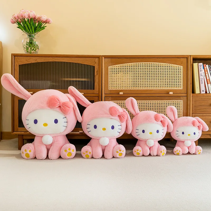 Kawaii Китти Кролик плюшевые куклы мультфильм стал кролик аниме Чучело Пушистые подарки на день рождения Детские игрушки