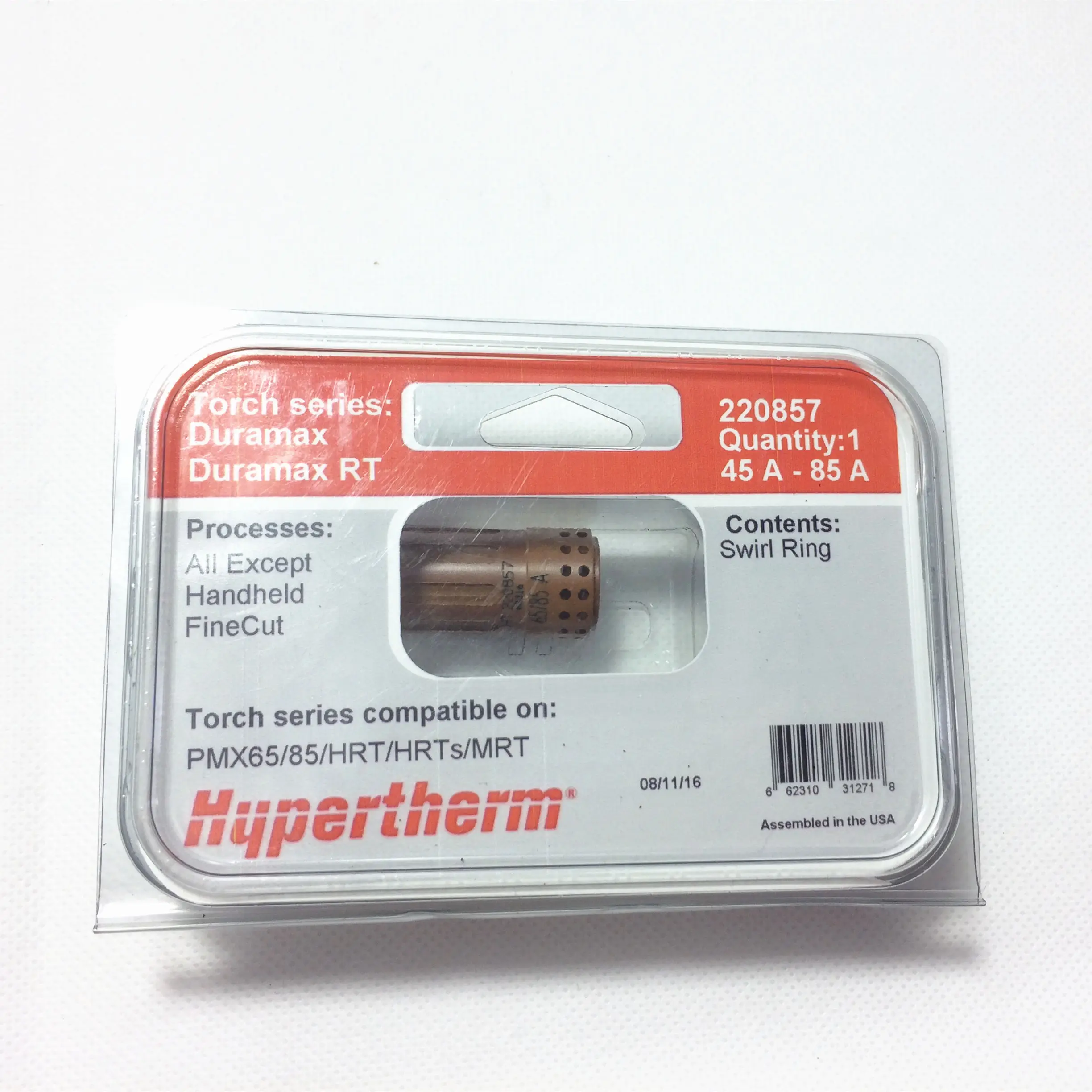 Hypertherm Consumables 220857 Swirl Ring For Powermax 65 85A