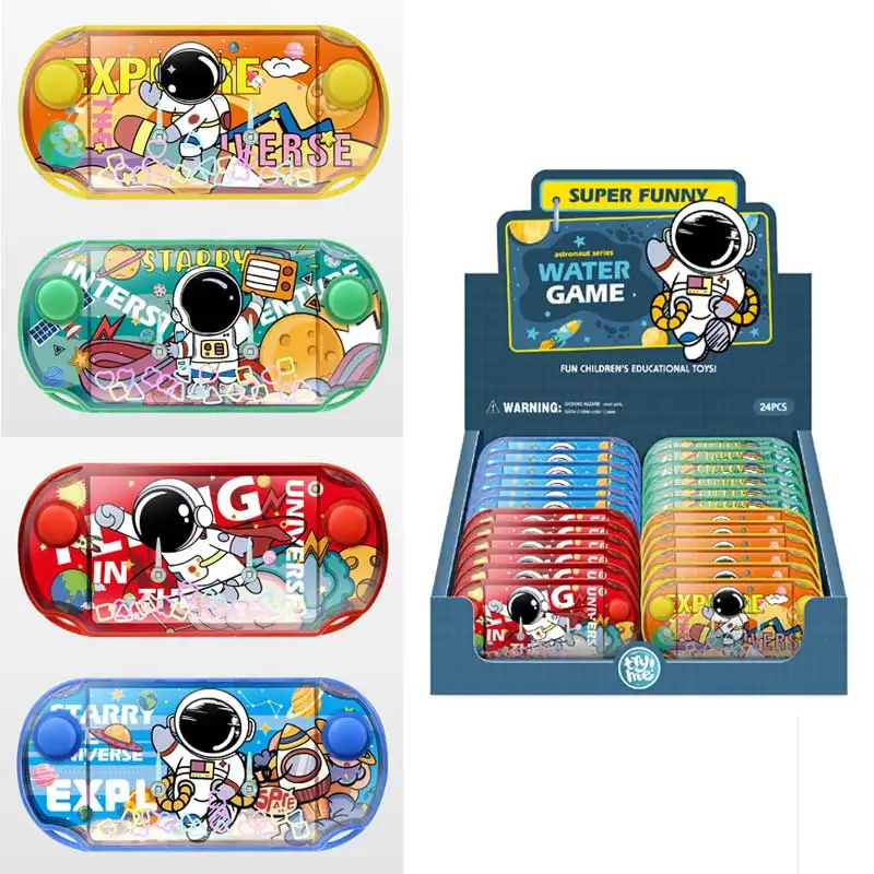 Hot Selling Cute Cartoon Ring Toss Game Water Ring Game Toy Water Machine Classic Plastic Kids Toy Handheld Water Game