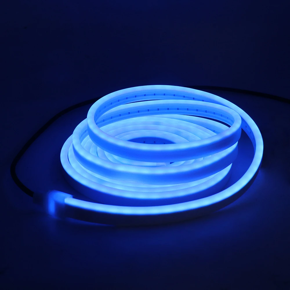 5V USB LED Neon Light Strip USB / Battery Powered 2835 120LED/m Neon Sign Flexible Led Tape Ribbon DIY Night Lights