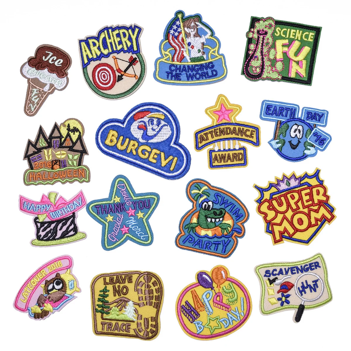High Quality 3d embroidery patch Woven Badge Custom Brand Logo woven patches for clothing
