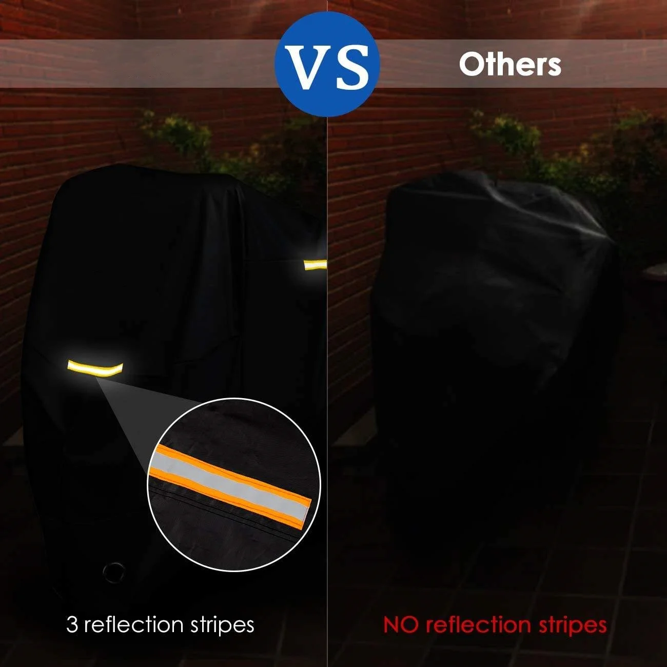 Waterproof and UV Durable Motorcycle Grip Cover cape for Outdoor With 300D Heavy Duty Fabric