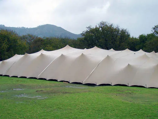 freeform bedouin stretch tent for outdoor event