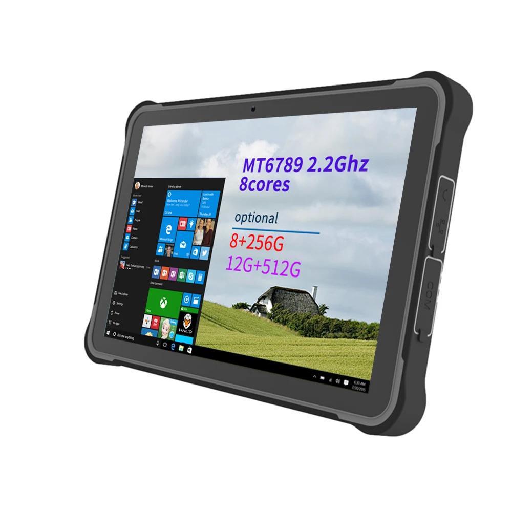 New arrived android 13 rugged tablet with 12G ram 512G rom keyboard industrial tablet pc bluetooth 5.0 tablet pc