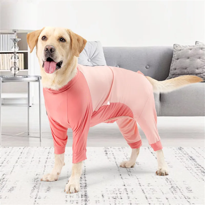 XS-XXXL Одежда для маленьких средних и больших собак дышащая куртка на молнии эластичный комбинезон кошек одежда