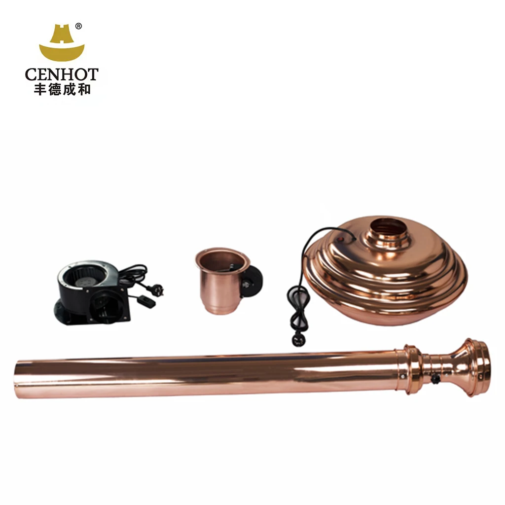 Cenhot Korean Barbecue Exhaust Smoking Pipe Stainless Steel Smoker Tube BBQ Smoke Pipe Restaurant Smokeless Equipment