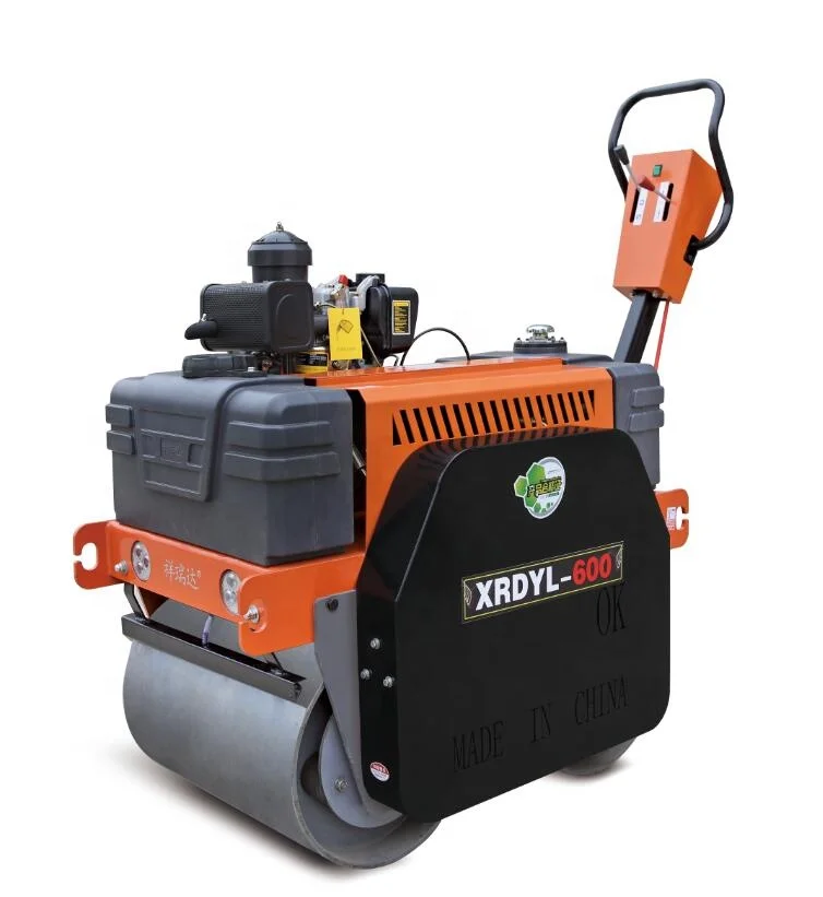 Factory Price Walk Behind 1 Ton 1.5 Ton 2 Ton Vibratory Manual Road Bomag Roller Compactor Machine for Road Construction