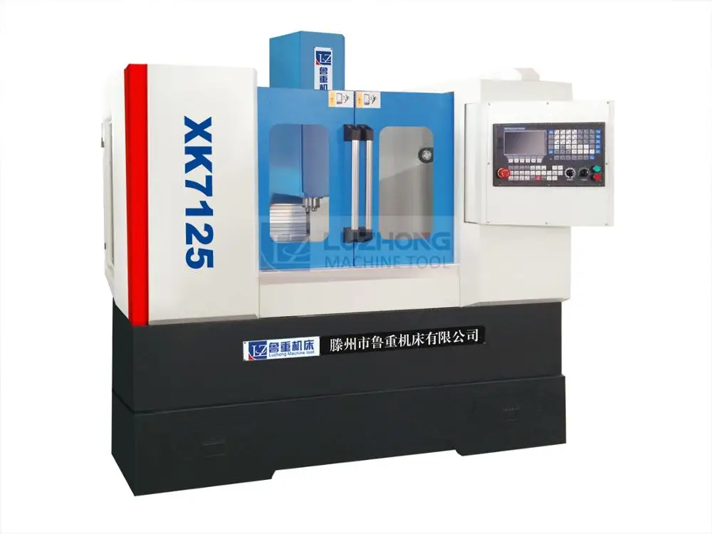 Hobby cnc milling machine XH7125 machining cnc milling