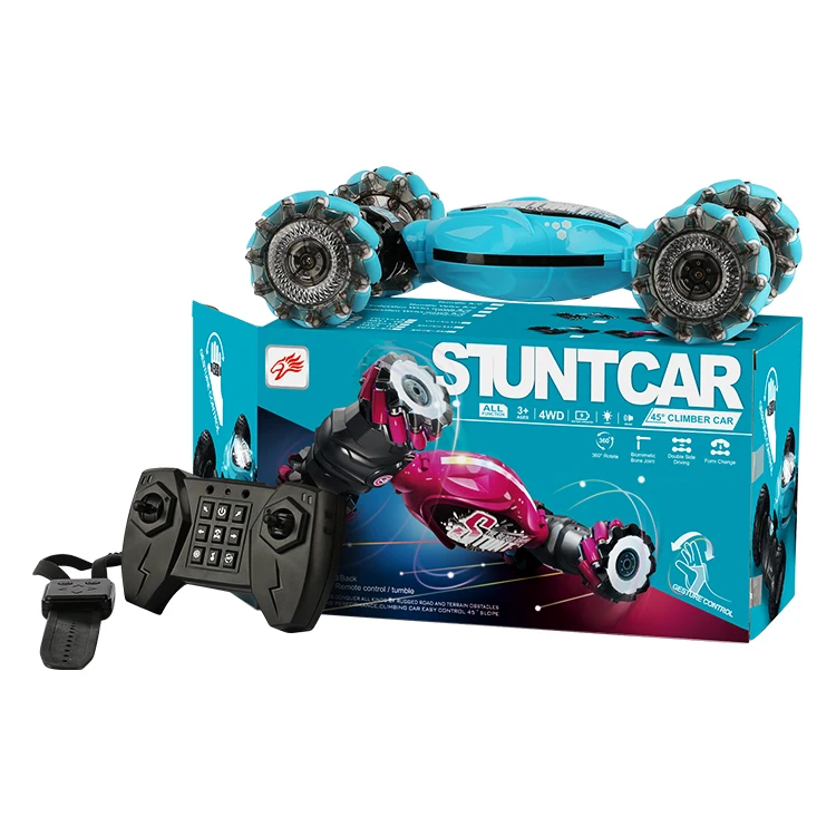 High Speed Off-road Kids Mini Toy Twisting Double Side Drift 4x4 Gesture Watch Stunt Rc Car With Remote Control