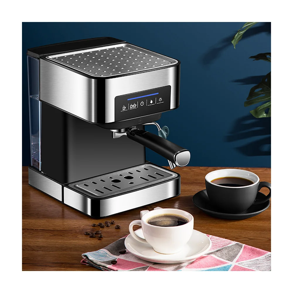 20 Bars 1.6L Water Tank Steam Cappuccino Espresso Coffee Machine With Milk Frother