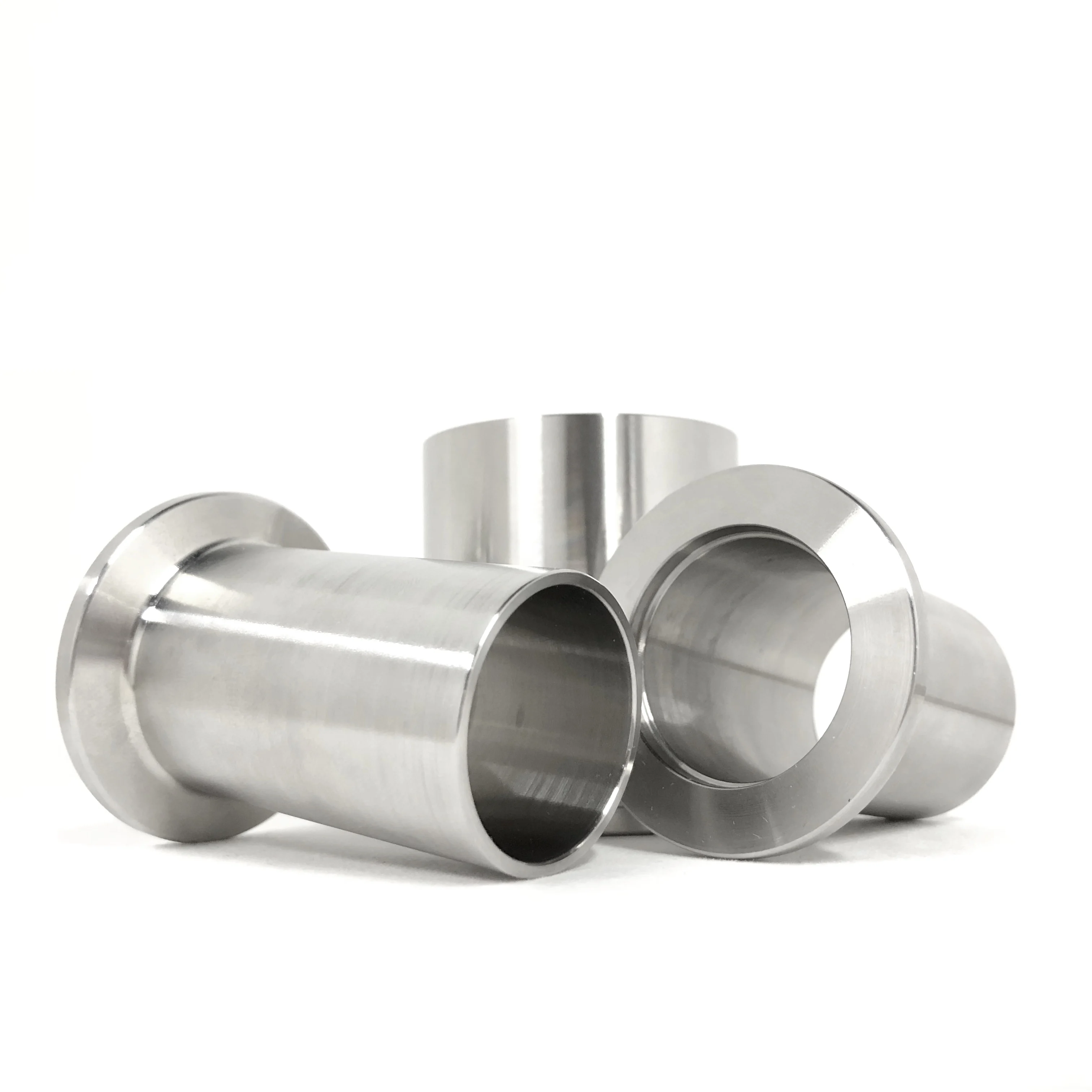 SS304 vacuum nipple fittings KF Stub end lapped flange