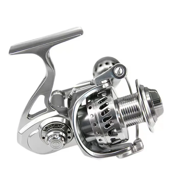 Ship fishing and sea fishing with finely carved tooth plates Saltwater 11+1bb Full Metal Cnc Handle Spinning Fishing Reels