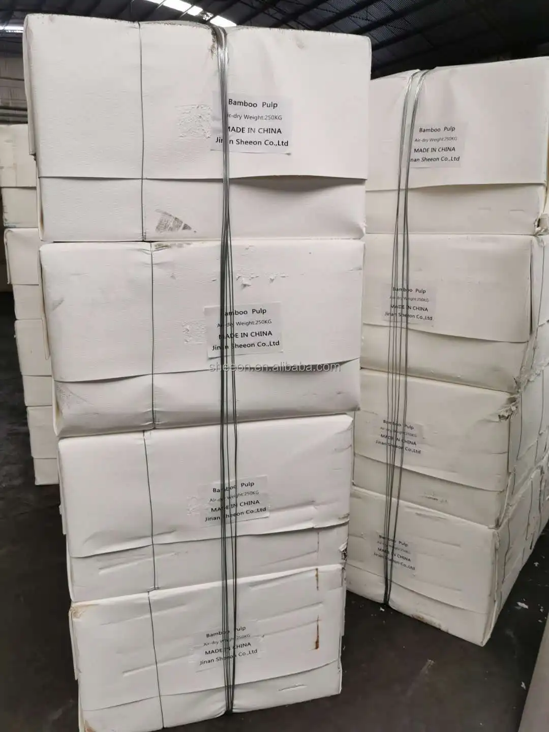TCF bleached Environmental Bleached  Bamboo Pulp  uesd in food packing
