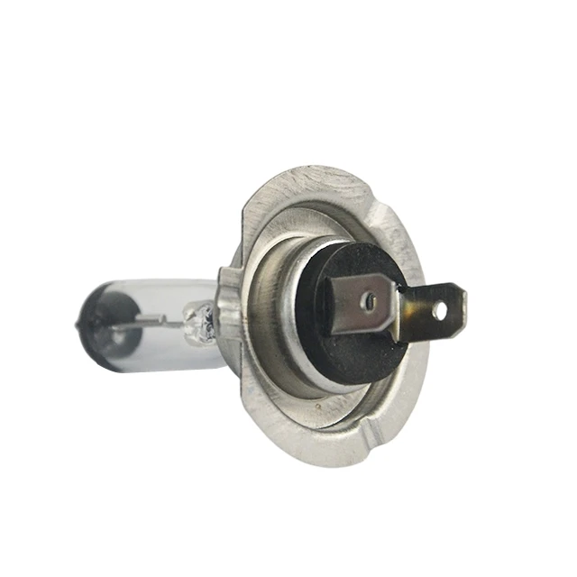 HIgh quality schott glass steel base H7 24V 100W long life  power light automobile bulb