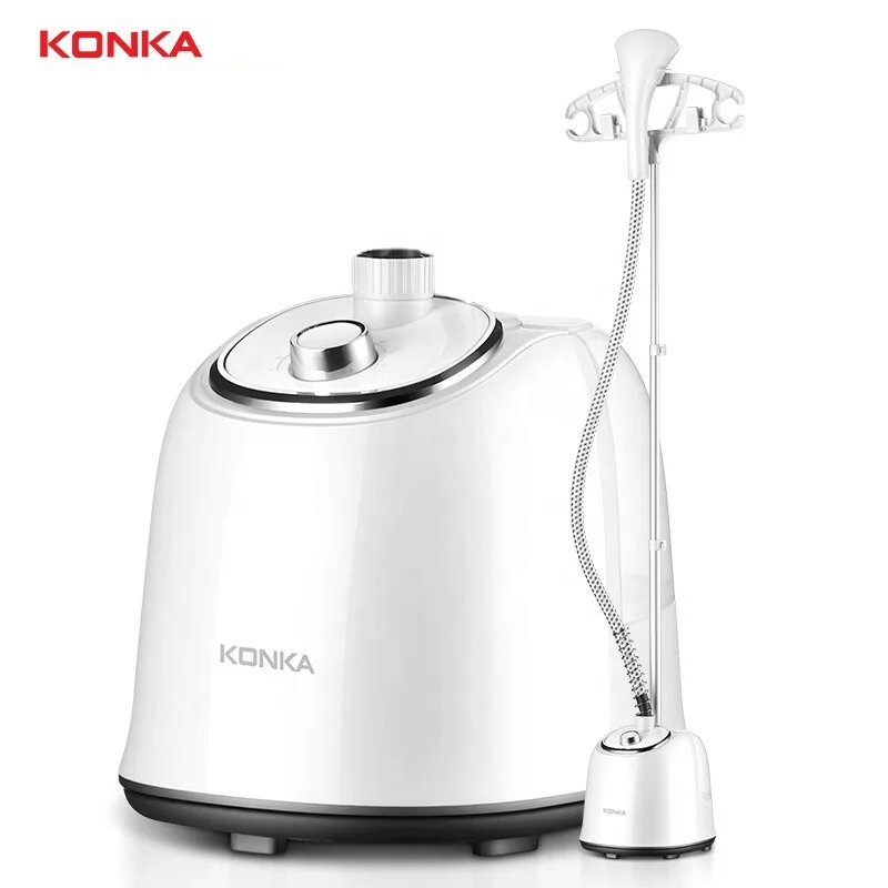 Wholesale Adjustable Electric Vertical Steam Iron 1.6L Water Tank  Portable Garment Steamer Handheld Hanging Clothes Ironing