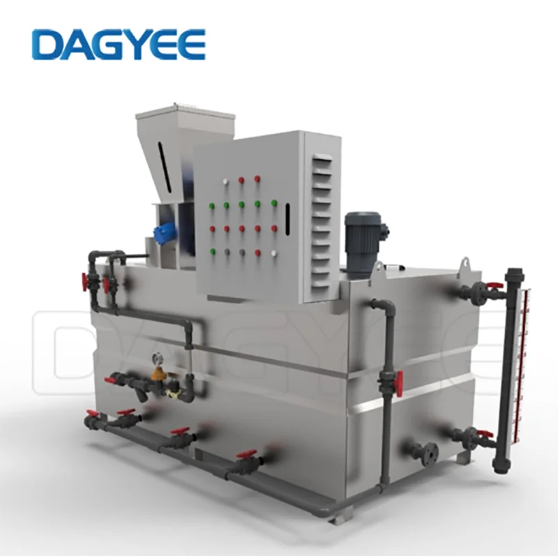 Automatic Powder Dosing Machine Mixing Polymer Liquid Flocculant PVC Polymer Make Down System