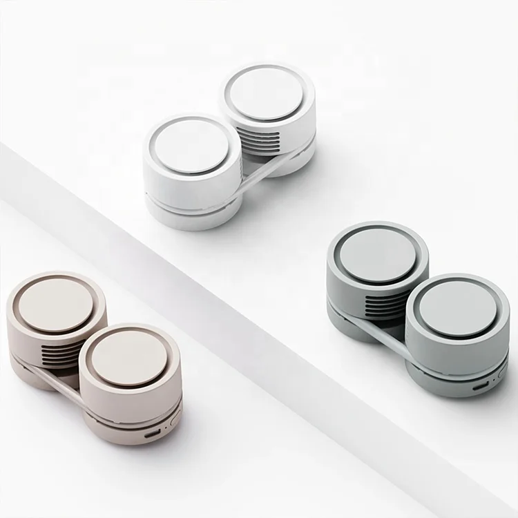 2022 Personalized Foldable Bladeless Portable Mini Hanging Neck Fan Rechargeable