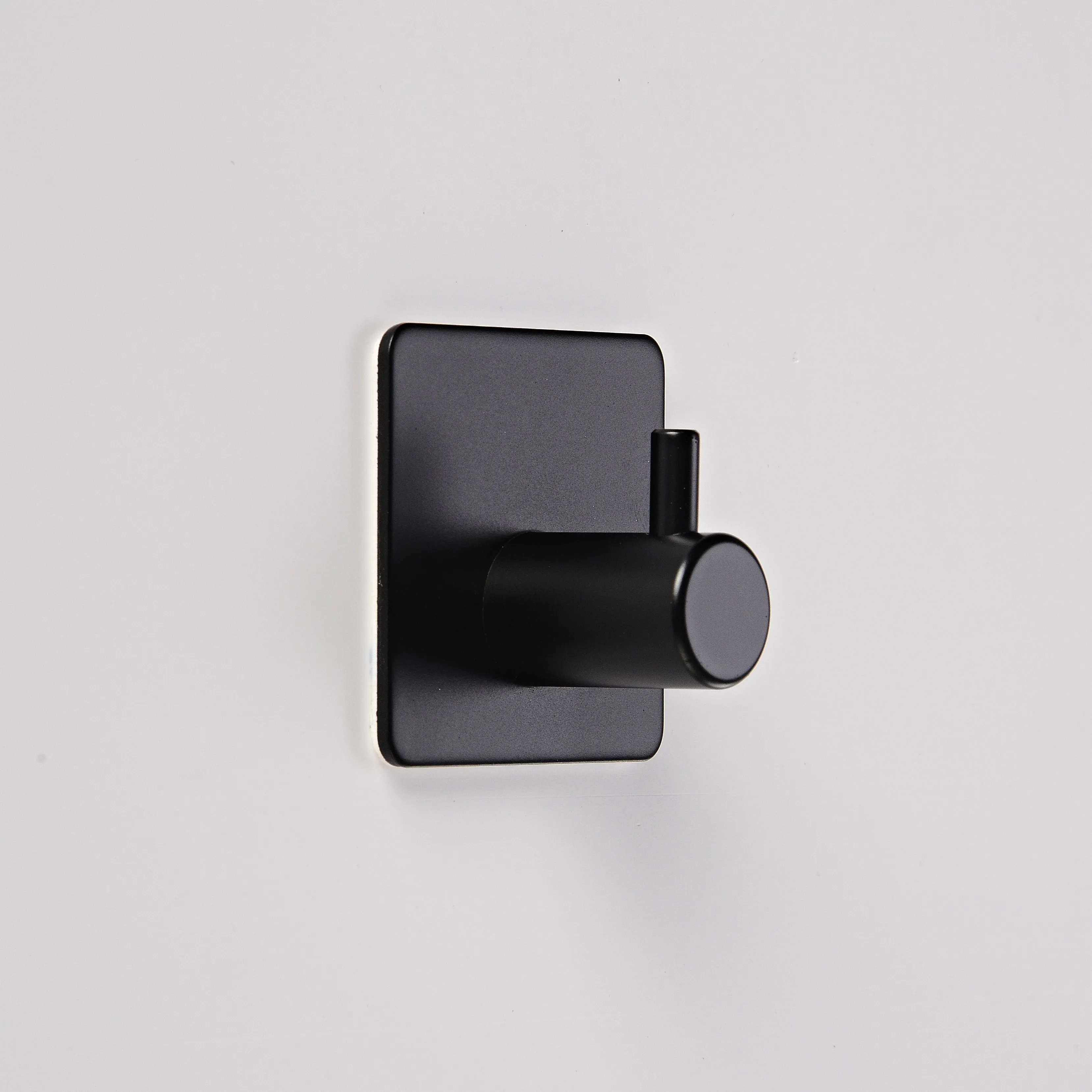 Черный настенный крючок 3 м, аксессуары для ванной комнаты, одинарный крючок из нержавеющей стали