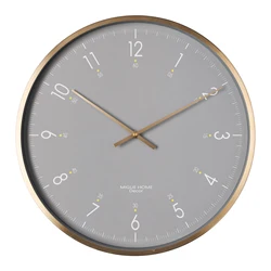 Hot sale 12inch 30cm modern nordic metal decorative quartz wall clock