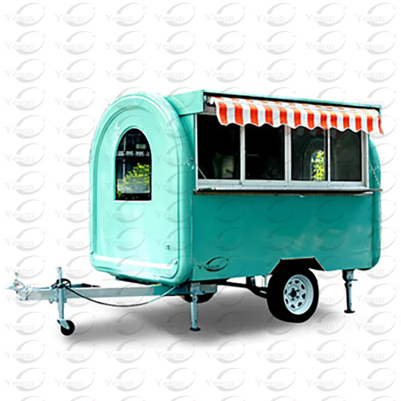 Лидер продаж, кофейник, наружный, полностью оборудованный, для хот-догов, концессионный трейлер для еды