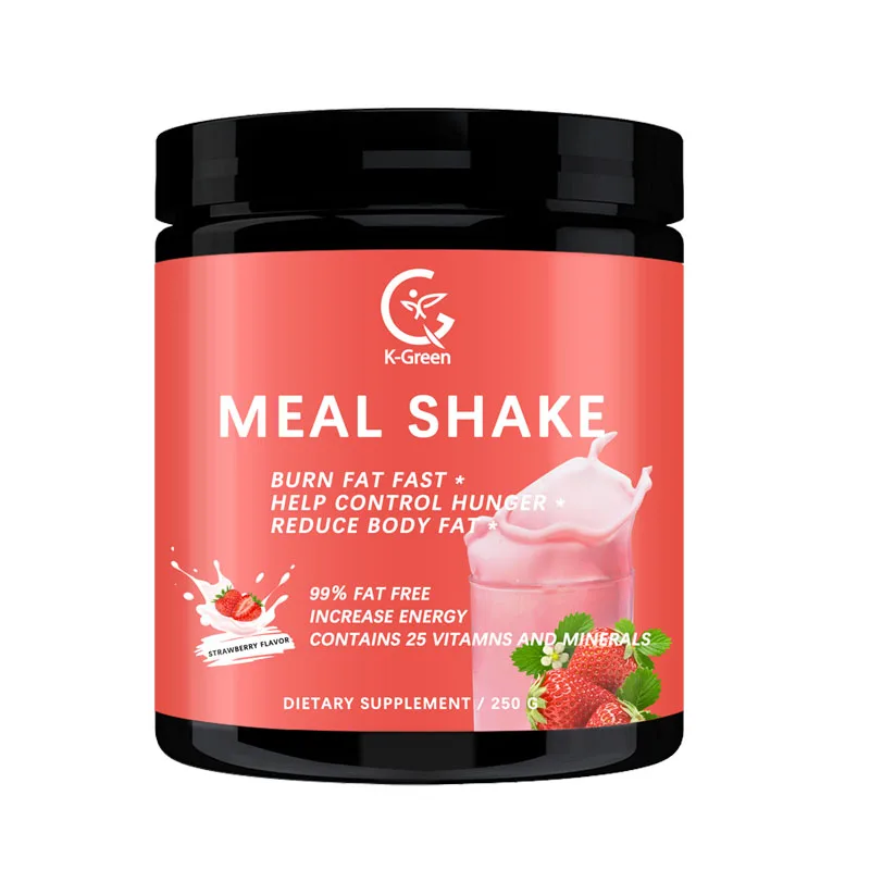 In stock Musclean Milkshake Whey High Protein Meal Replacement Maintenance Nutrition, Digestive Enzymes, Strawberry