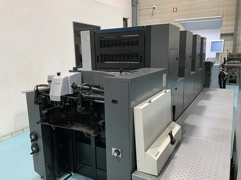 Б/у Heidelberg Speedmaster SM524 Четырехцветная офсетная печатная машина офсетный принтер сделано в Германии